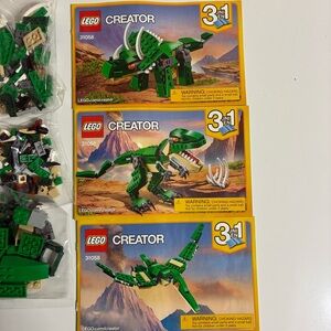 Lego Creator 3-in-1 Mighty Dinosaurs 31058 Sealed Bags